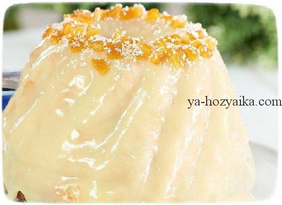 Пасхальный кулич с белым шоколадом