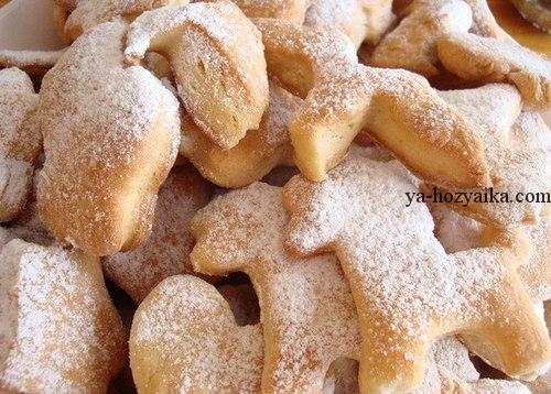 Сметанное печенье без яиц