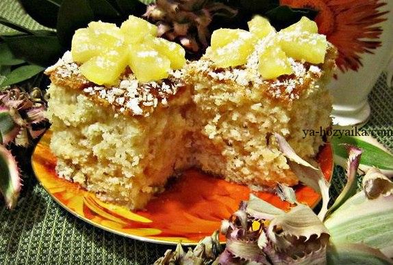 Пирог "Тропический рай"