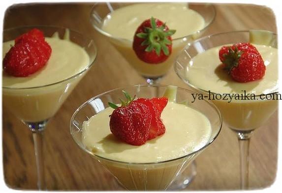 Манговый мусс со сгущенкой