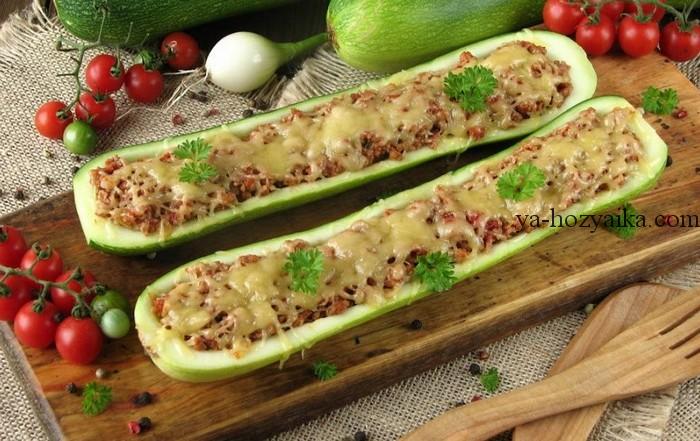 Фаршированные цукини