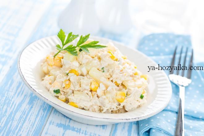 Легкий салат с сельдереем