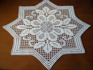 Восьмиугольная, ажурная, своими руками ,схема, салфетка