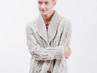 кардиган, схема, теплый ,связать, спицами