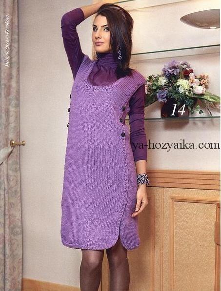 https://ya-hozyaika.com/wp-content/uploads/2018/10/6Vjazannyj-sarafan-spicami-pod-vodolazku.jpg