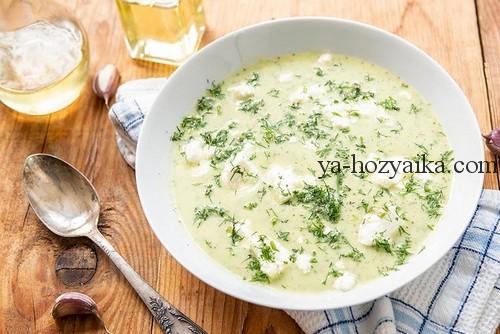 Суп с цукини