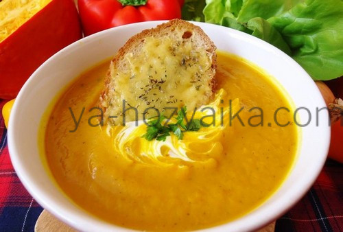 крем суп из тыквы рецепт