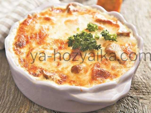 Жульен «Нежный» с лисичками жульен с лисичками и курицей