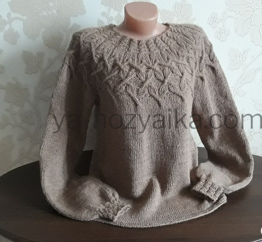джемпр круглая кокетка