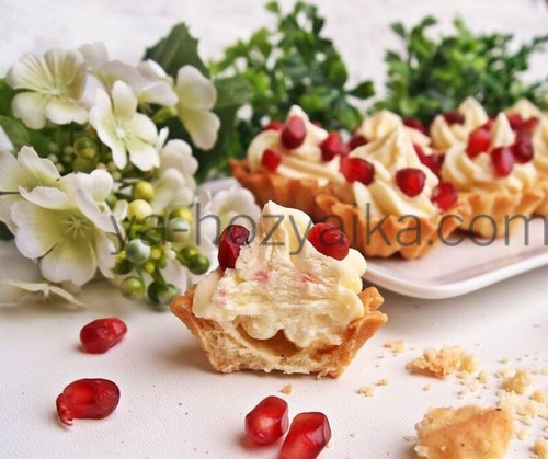 Песочные корзинки с начинкой