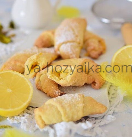 Рогалики «Лимончелло»